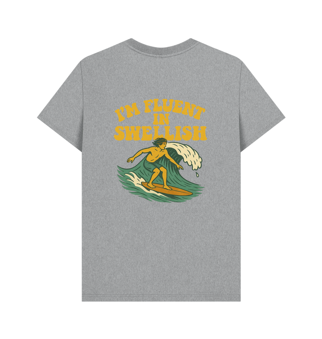 Athletic Grey Printed T-shirt