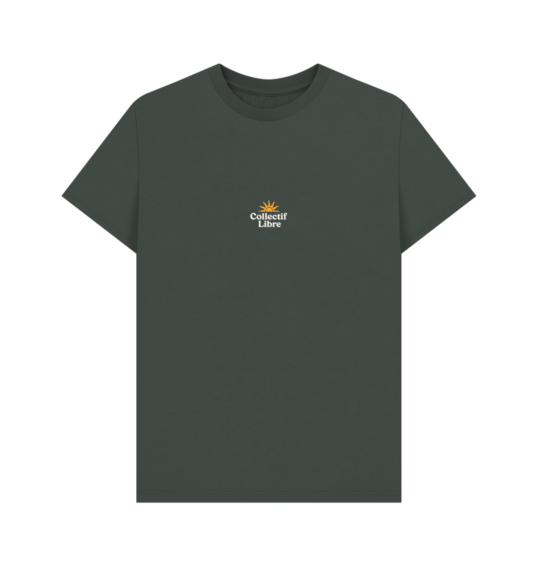 Dark Grey Printed T-shirt