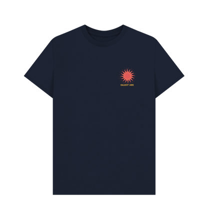 Navy Blue Printed T-shirt