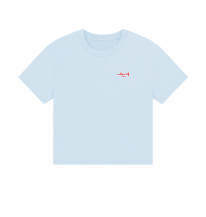 Sky Blue Printed T-shirt