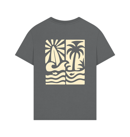 Slate Grey Printed T-shirt