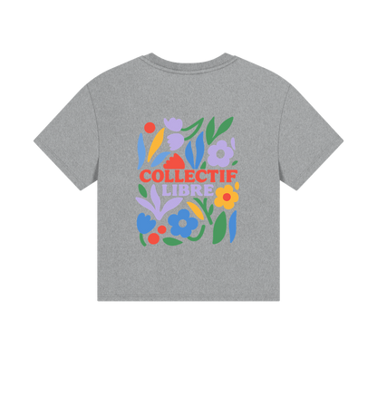 Athletic Grey Printed T-shirt Back