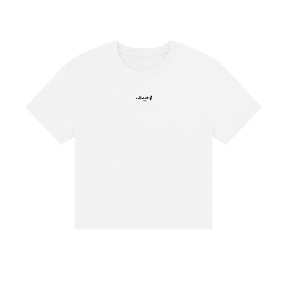 White Printed T-shirt Front