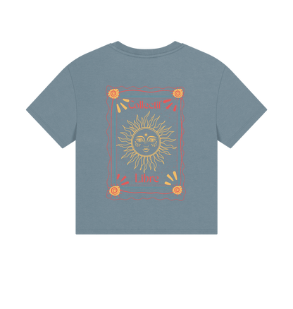Stone Blue Printed T-shirt
