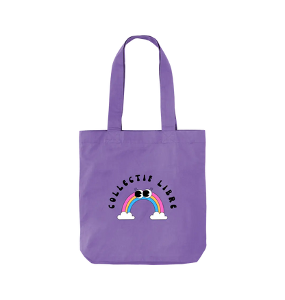 Violet Printed Bag
