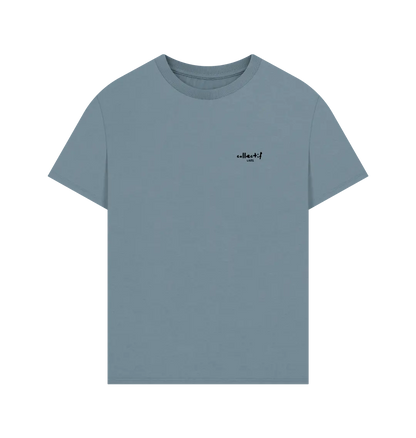 Stone Blue Printed T-shirt