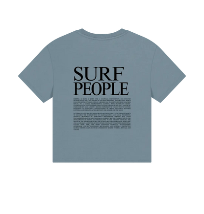Stone Blue Printed T-shirt