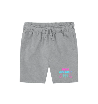Athletic Grey Printed Mens Shorts