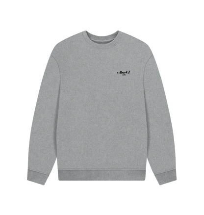 Athletic Grey Printed Sweater