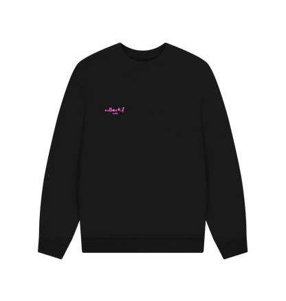 Black Printed Sweater
