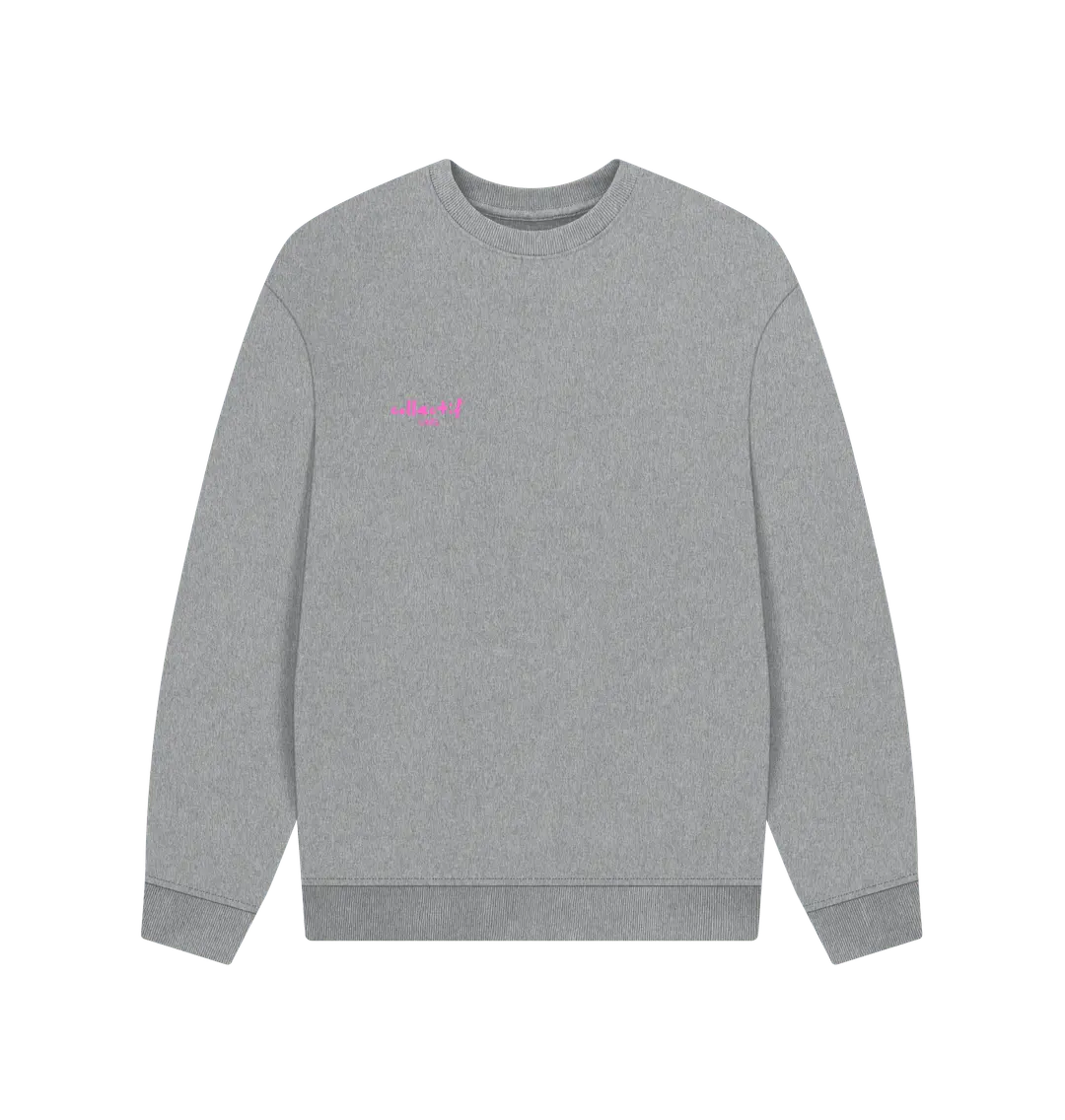Athletic Grey Printed Sweater