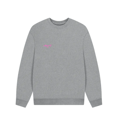 Athletic Grey Printed Sweater