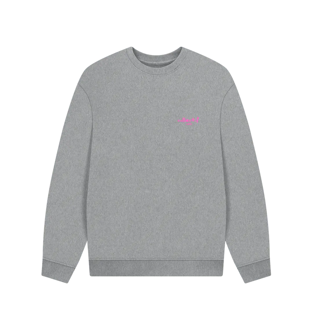 Athletic Grey Printed Sweater