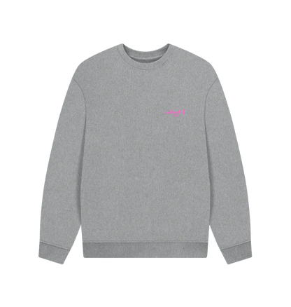 Athletic Grey Printed Sweater