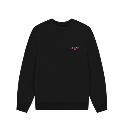 Black Printed Sweater