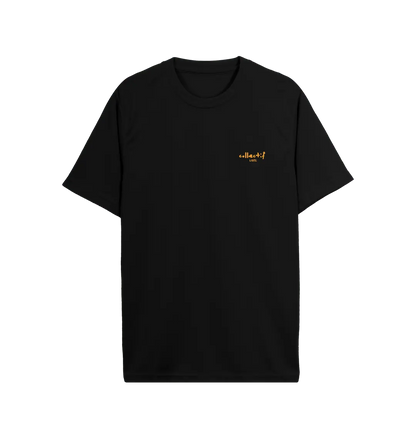 Jet Black Printed T-shirt