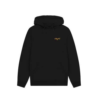 Black Printed Hoody