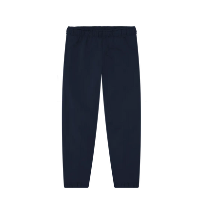 Navy Printed Womens Joggers