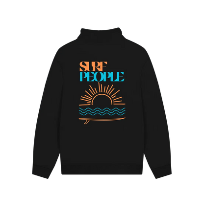 Black Printed Sweater