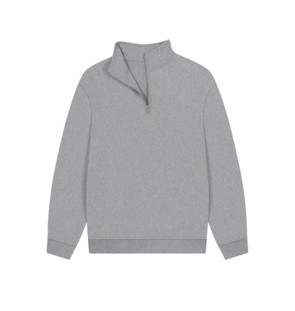 Athletic Grey Printed Sweater