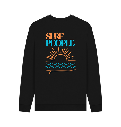 Black Printed Sweater