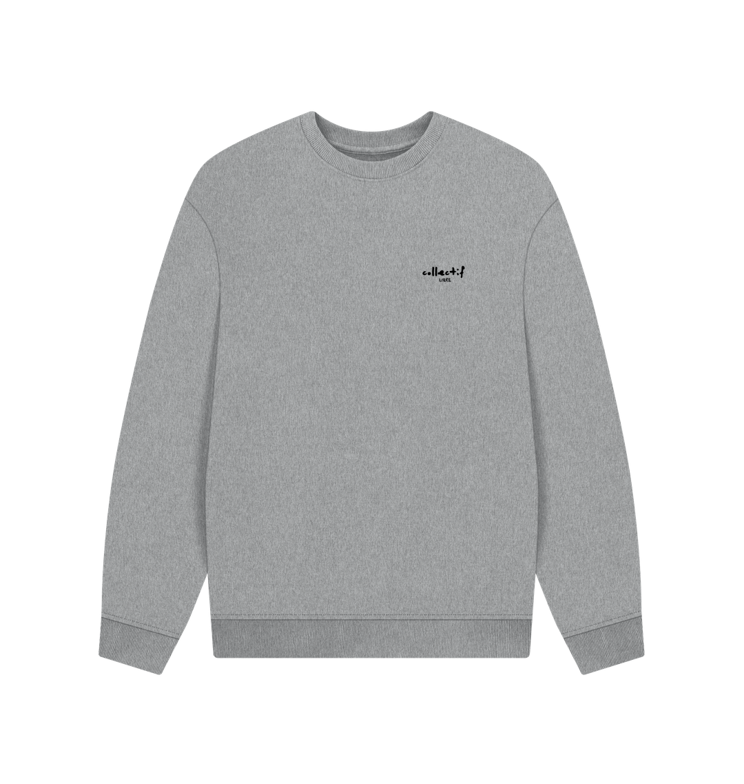 Athletic Grey Printed Sweater