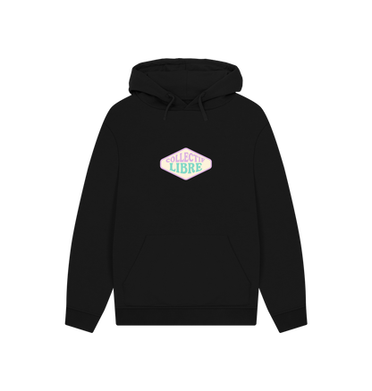 Black Printed Hoody