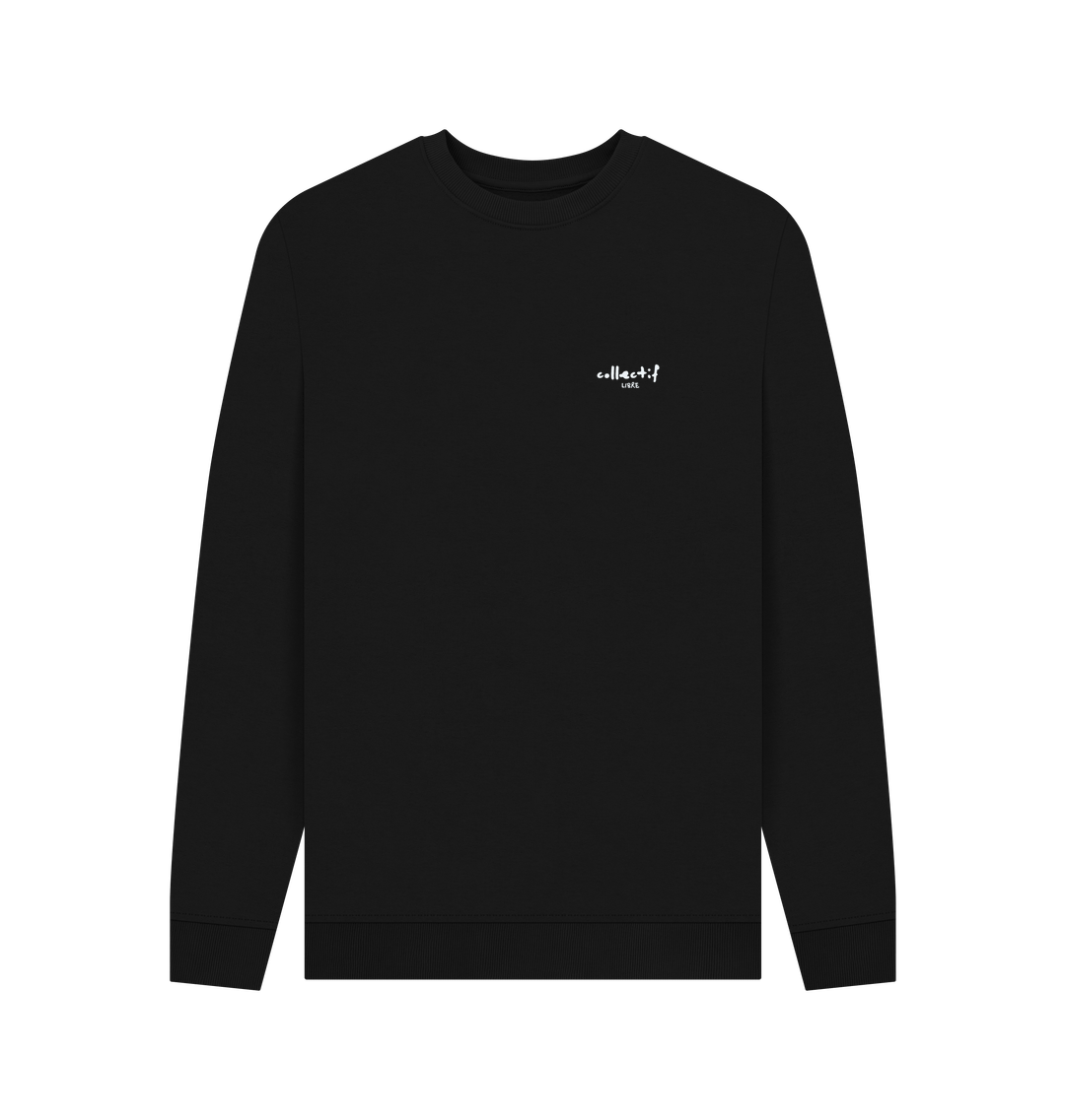 Black Printed Sweater